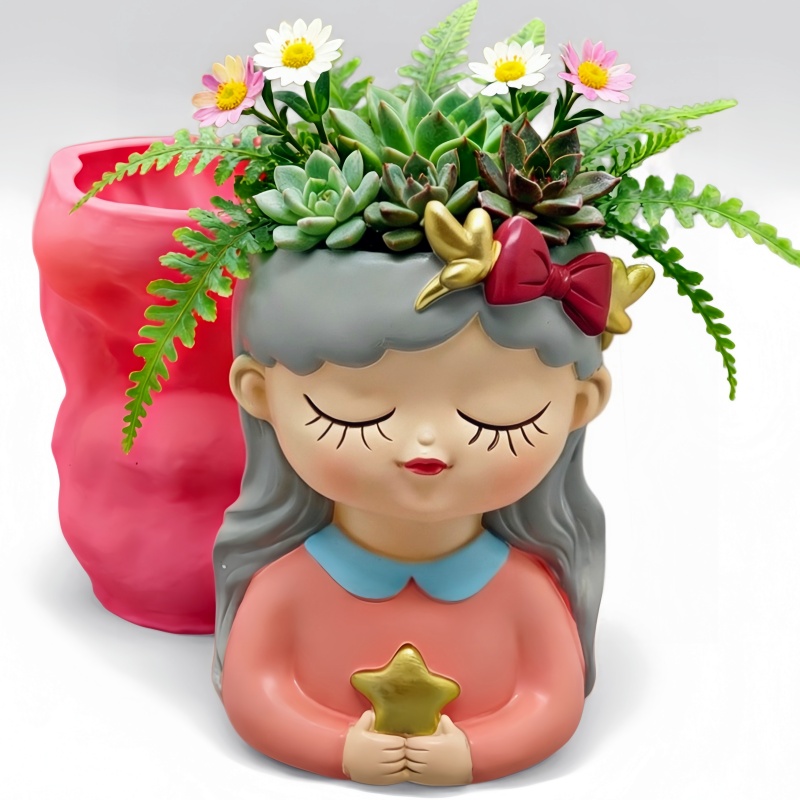 Potsticker Mold - Силиконовая форма для цементного цветочного горшка