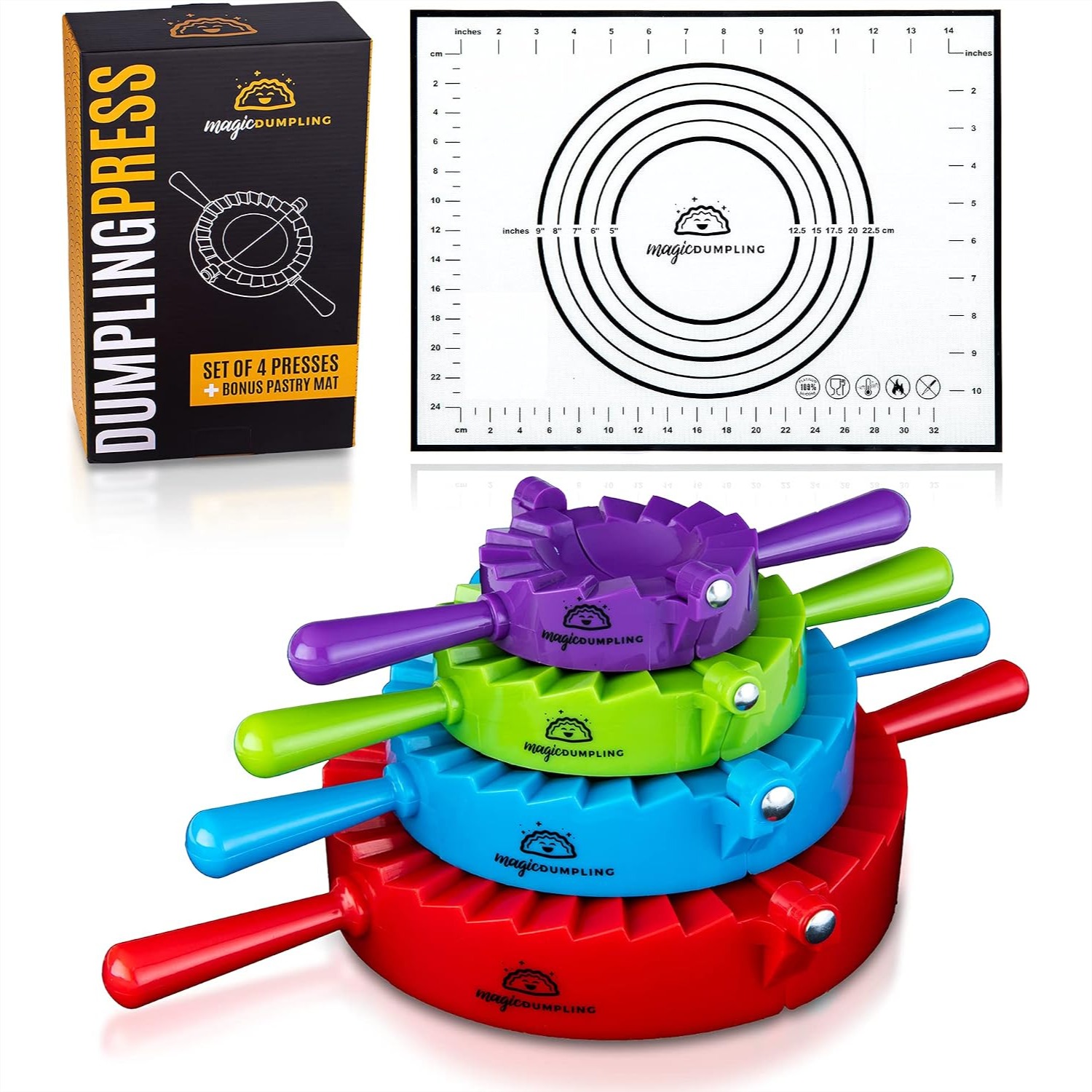 Momo Mold Press - Набор для приготовления пельменей, 4 шт.