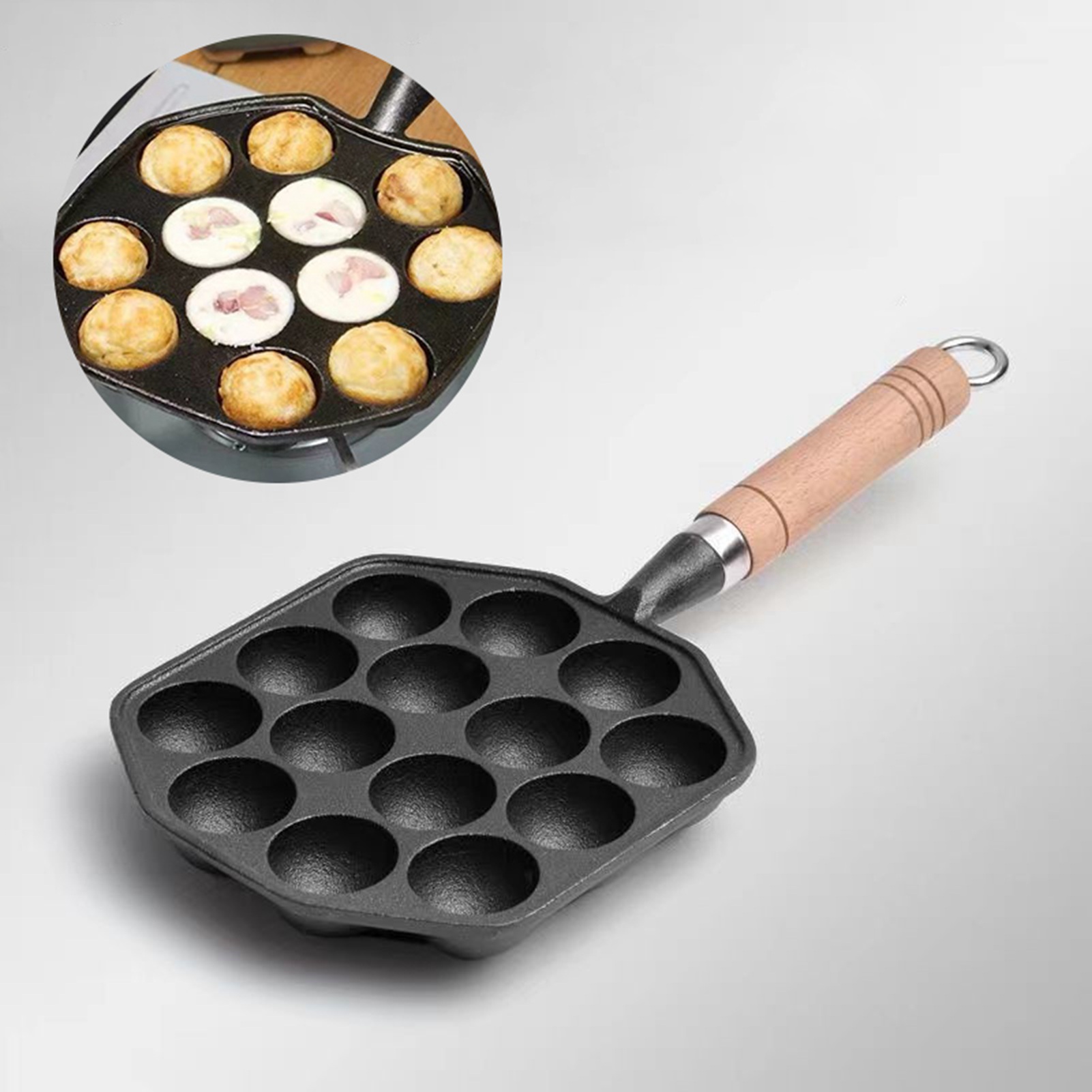 Egg Waffle Pan - Форма для мяса с 14 отверстиями