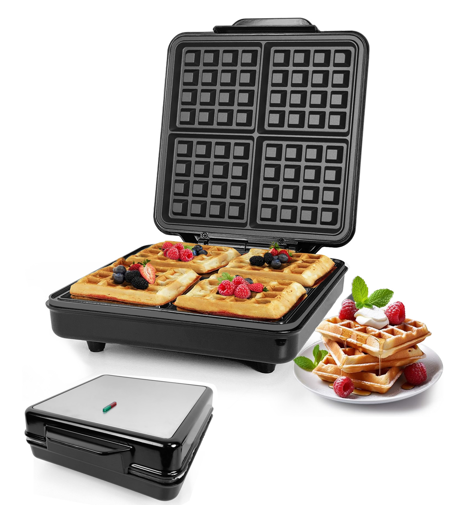 Waffle Cone Maker - Профессиональная промышленная коммерческая вафельница для бельгийских