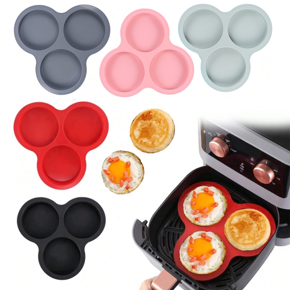 Egg Waffle Pan - Силиконовая форма для яиц, фритюрница, сковорода