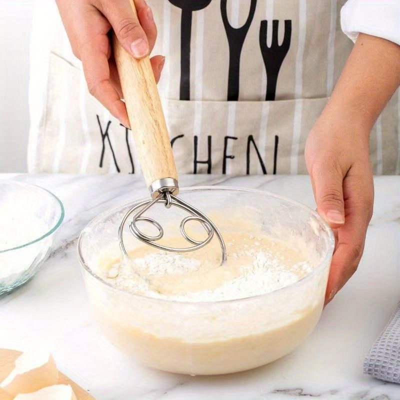 Danish Pancake Pan - Ручной миксер для теста, датский венчик
