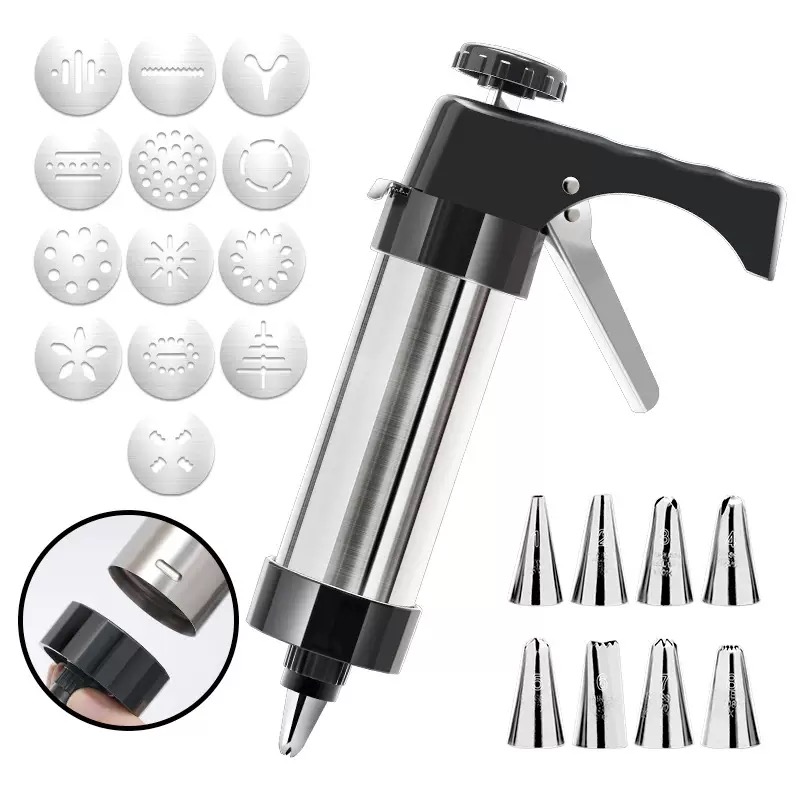 Churros Maker Gun - Многофункциональный алюминиевый пресс для печенья, ручной