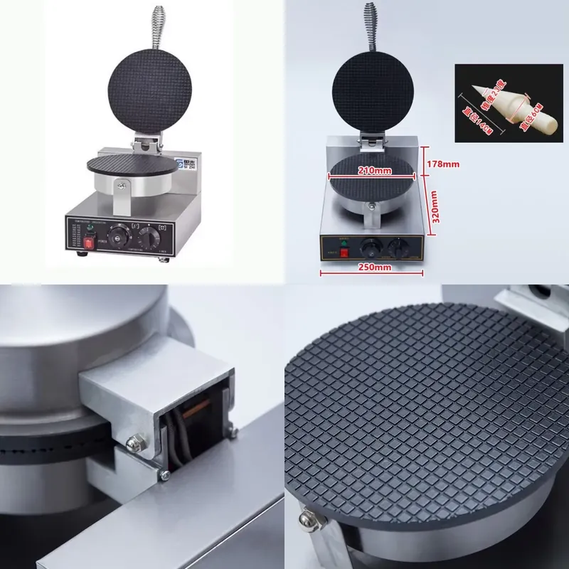 Waffle Cone Maker - Промышленные аппараты для закусок TEBAK: Электрическая
