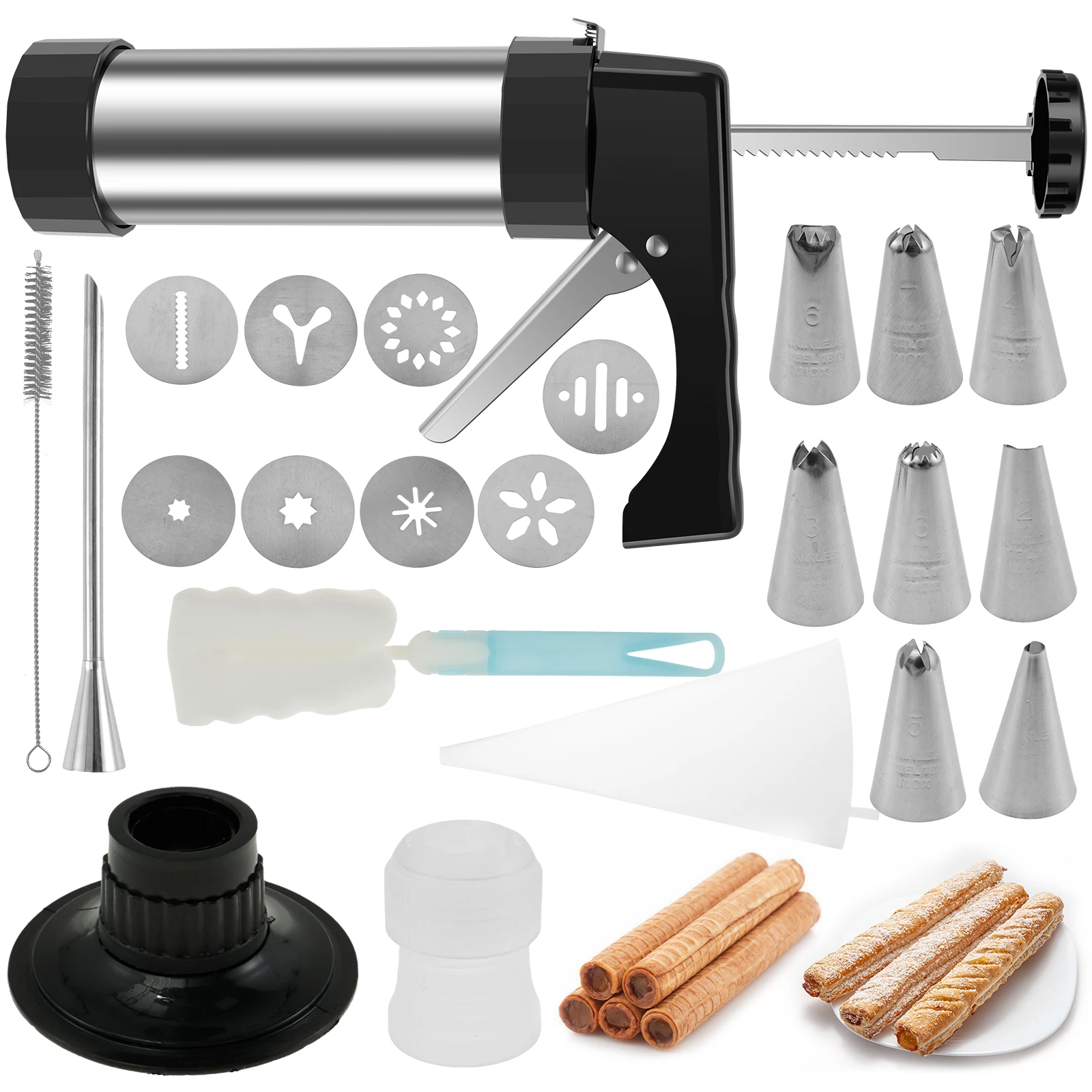 Churros Maker Gun - Машина для изготовления чурро, набор пистолета