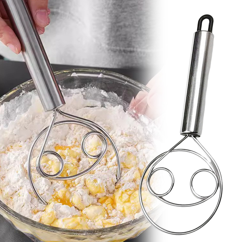 Danish Pancake Pan - Датский венчик для теста, хлеба, ручка