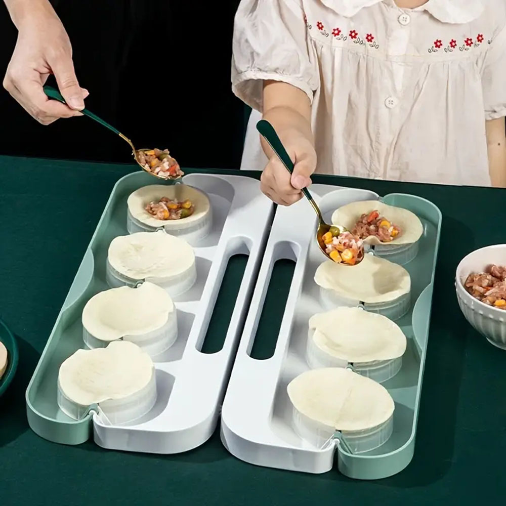 DIY пельмени 8-сеточный пресс  – обзор и цена Dumpling Press Set