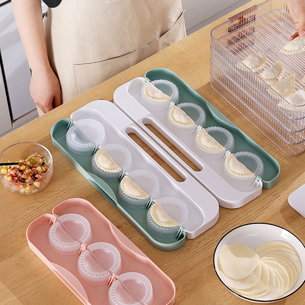 DIY пельмени 8-сеточный пресс  – обзор и цена Dumpling Press Set