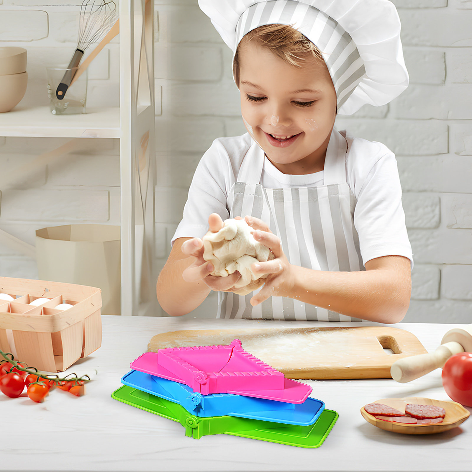 Набор из 3 пластиковых форм дл – обзор и цена Dumpling Press Set