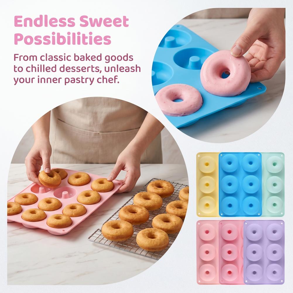 Силиконовая форма для пончиков – обзор и цена Donut Mold Silicone