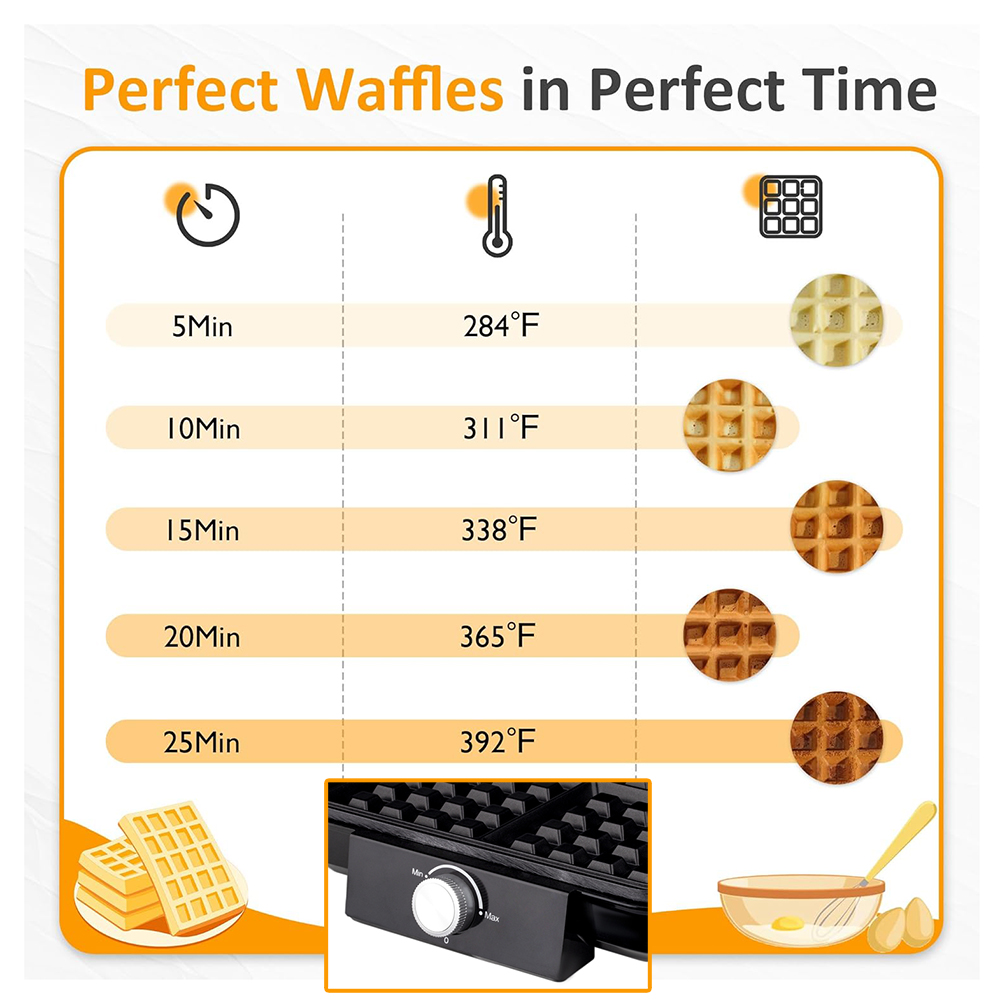 Бельгийская вафельница с 4 лом – обзор и цена Egg Waffle Pan