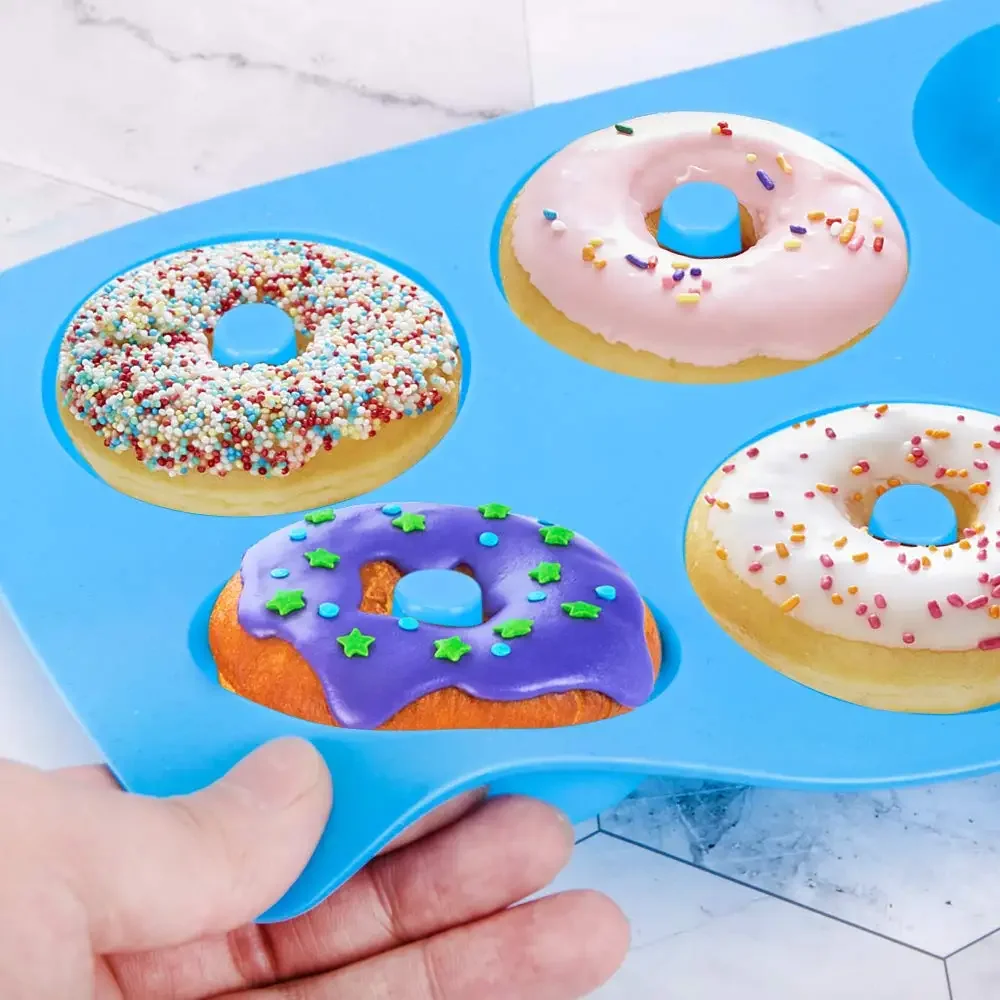 1/2 шт. силиконовая форма для  – обзор и цена Donut Mold Silicone