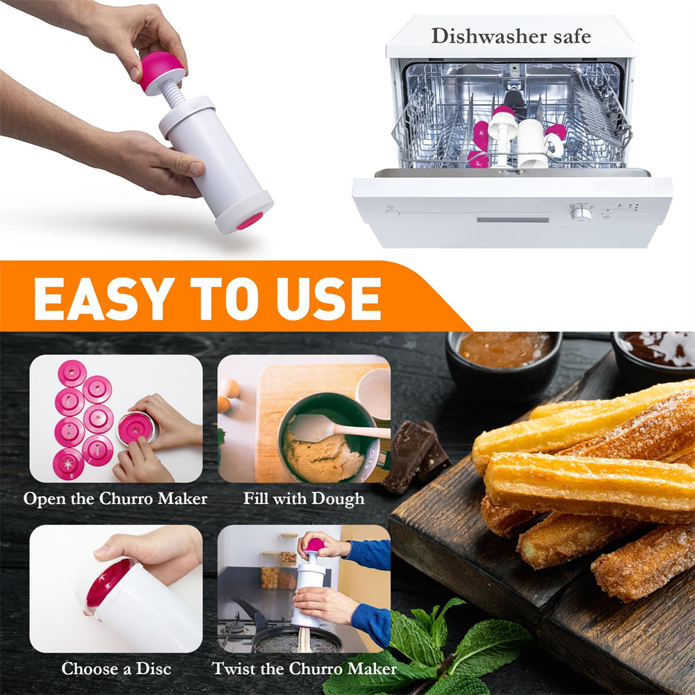Ручной пресс для печенья «сдел – обзор и цена Churros Maker Gun