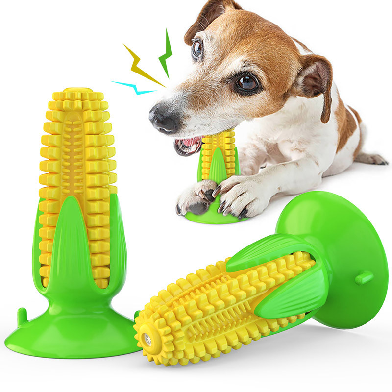 Игрушка для собак с присоской  – обзор и цена Corn Dog Stick