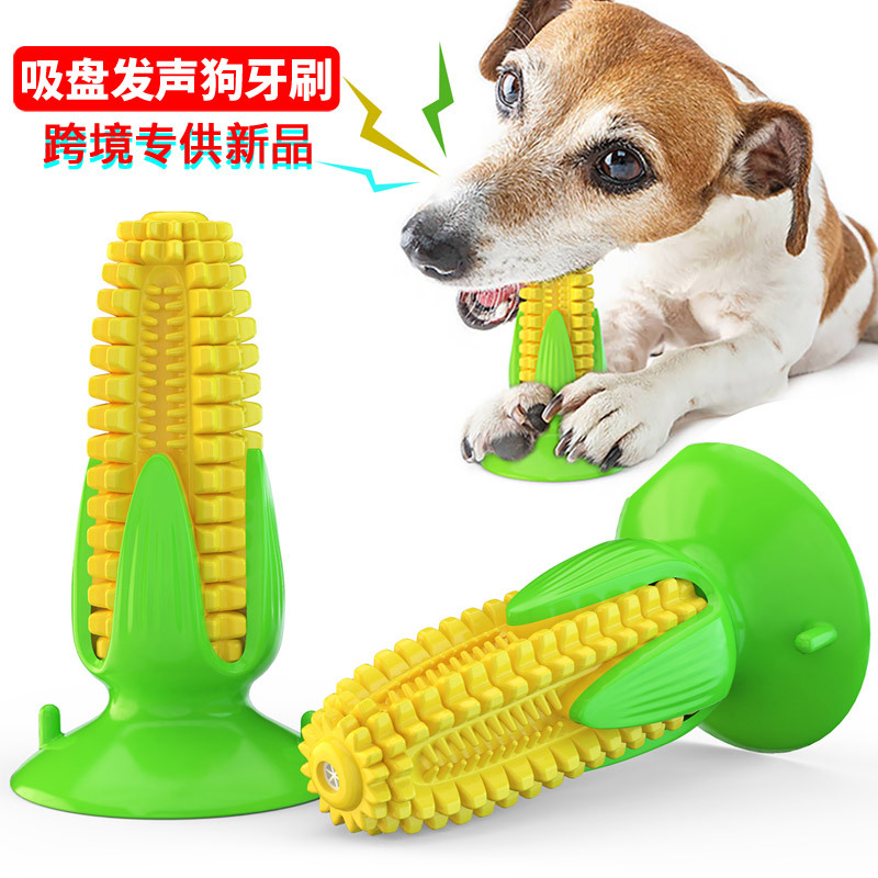Игрушка для собак с присоской  – обзор и цена Corn Dog Stick