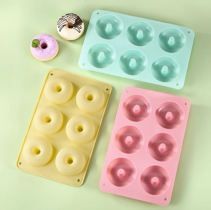 Многогнездная термостойкая сил – обзор и цена Donut Mold Silicone