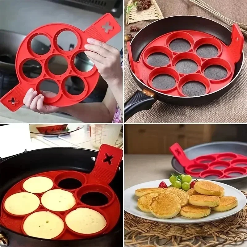Силиконовая круглая сковорода  – обзор и цена Egg Waffle Pan