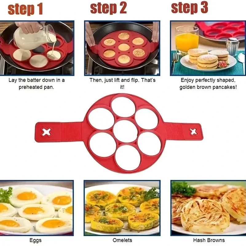 Силиконовая круглая сковорода  – обзор и цена Egg Waffle Pan